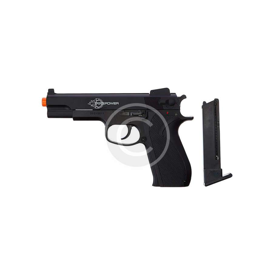 Firepower.45 Metal Slide Airsoft Pistol, 6mm